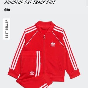 Kid’s Adidas Adicolor SST Track Suit Size Small